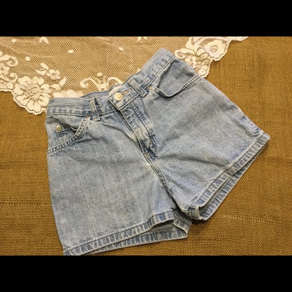 Girls denim shorts with buckle on back - Picture 1 of 2